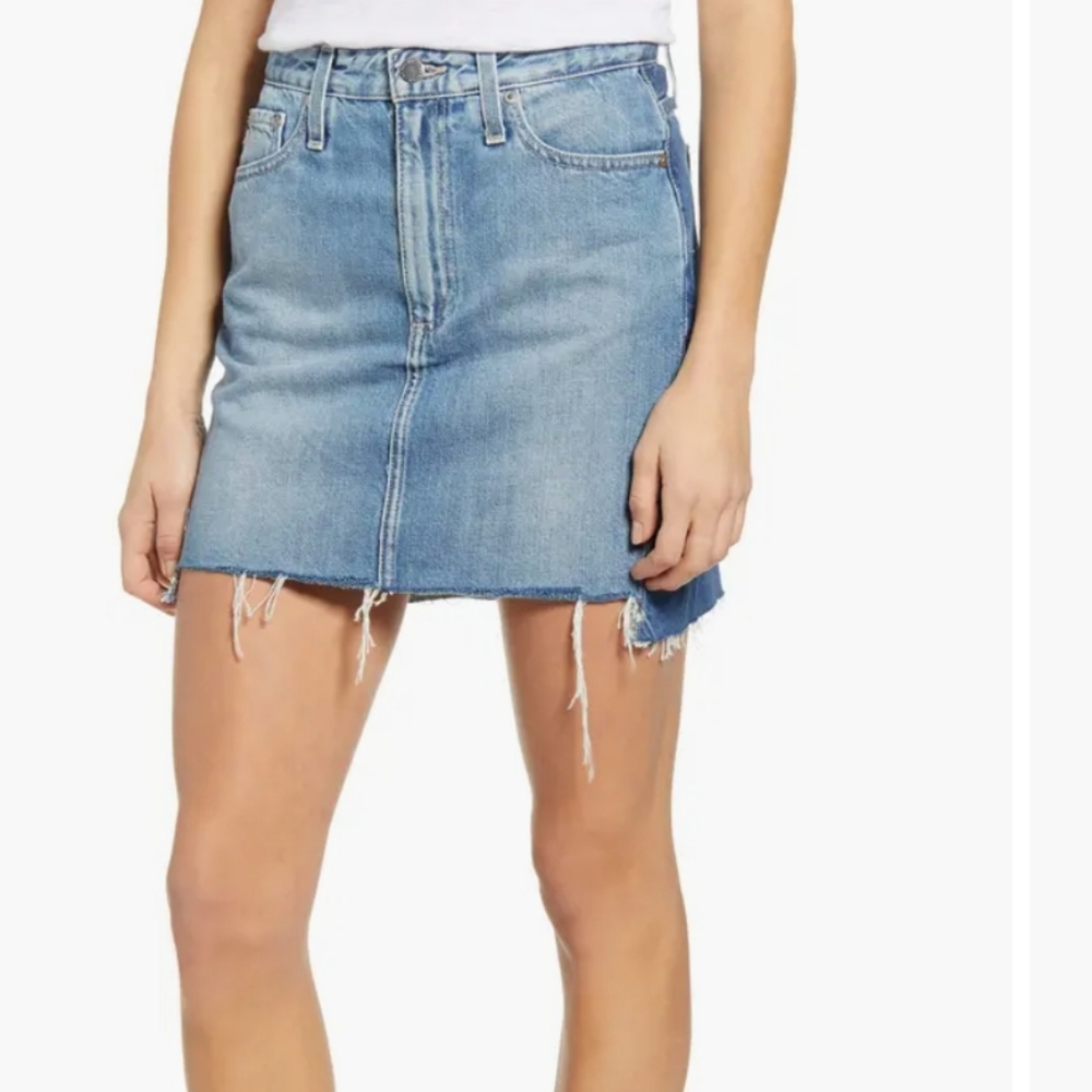 Ag Adriano Goldschmied Vera Mini Denim Skirt Size 28